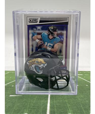 Jacksonville Jaguars NFL Helmet Shadowbox w/Trevor Lawrence card