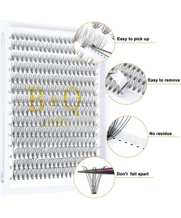 20D-0.07D Lash Clusters 280pcs Mixed Length Individual False Eyelashes DIY Extensions at Home - Buy Online on SooperMarket.com