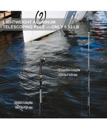 Sanlike Telescopic Boat Hook 55 - Durable, Rust-Resistant with Luminous Bead - Boating Accessories for Docking - Buy Online on SooperMarket.com