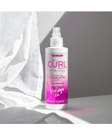 The Curl Company Curl Reviving Styling Spray - 200ml | Curplex with Moringa Oil | Define Curls & Waves - Buy Online on SooperMarket.com