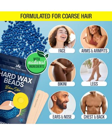 Tress Wellness Hard wax beads - For sensitive skin - Bikini Star Seakissed 540 g (Pack of 1) - Buy Online on SooperMarket.com