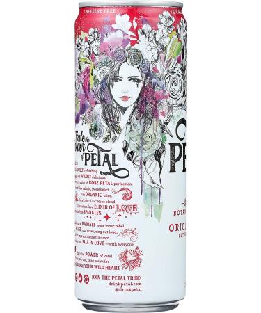 Petal Sparkling Water Original Rose 12oz Can - Pack of 12 | Refreshing Rose-Flavored Drink - Buy Online on SooperMarket.com
