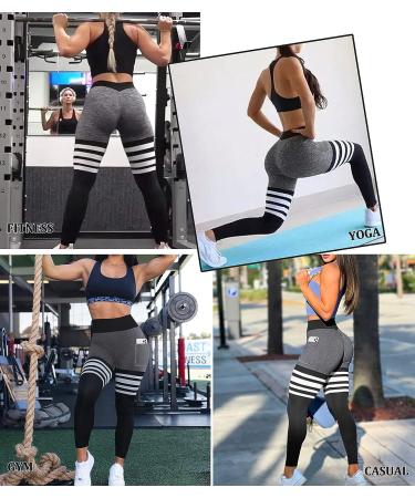 Tylarcer Seamless Scrunch High Waisted Workout Leggings - Grey Small | Butt Lifting, Tummy Control Yoga Pants #461 - Buy Online on SooperMarket.com