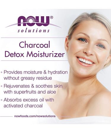 Now Foods Charcoal Detox Moisturizer 1 fl oz | Purifying Hydration & Skin Care - Buy Online on SooperMarket.com