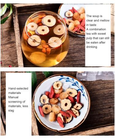 Red Dates Tea Longan & Wolfberry Herbal Tea Bags - Qi & Blood Support for Female Menstrual Periods - Buy Online on SooperMarket.com