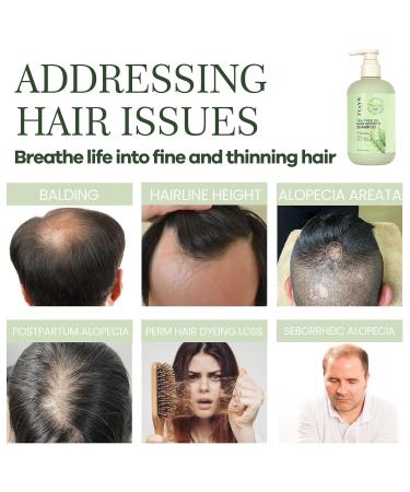 Rosemary Hair Growth Shampoo 3-in-1 | Tea Tree Mint Biotin Thickening Shampoo for Men & Women | 300ml for Hair Regrowth & Thinning Hair - Buy Online on SooperMarket.com