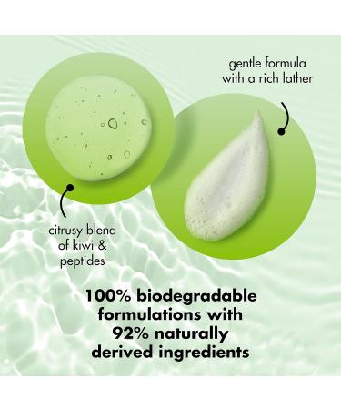Love Beauty and Planet Kiwi Peptides Body Wash - Plant-Based 100% Biodegradable Refresh & Rejuvenate Skin 20 fl oz - Buy Online on SooperMarket.com
