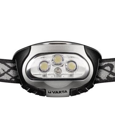VARTA LED X4 Headlamp with 3x AAA Batteries - Red LED for Night Vision | Ideal for Jogging & Camping Waterproof & Durable Flashlight - Buy Online on SooperMarket.com