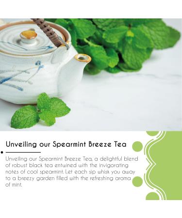 Thames Tea | Premium Flavoured Tea Selection | Luxury British Tea Experience | Spearmint Breeze Loose Leaf Tea - Buy Online on SooperMarket.com