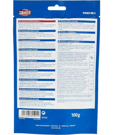 Buy Trixie 31591 Premio Chickies 100g - Premium Chicken Treats for Dogs | Fast International Shipping - Buy Online on SooperMarket.com