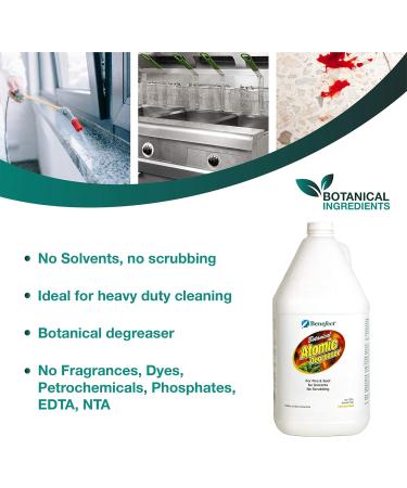 BENEFECT Botanical Atomic Degreaser 1 Gallon - Heavy Duty Unscented Eco-Friendly Cleaner | Scrub Free Solvent Free 128 Fl Oz - Buy Online on SooperMarket.com