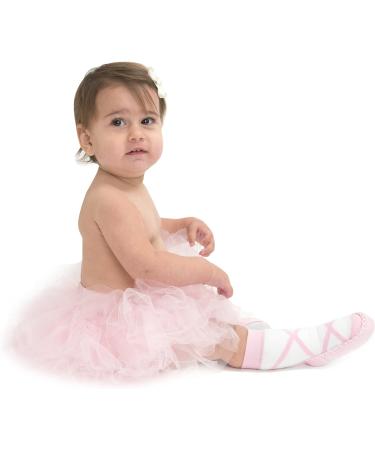Mocc Ons Washable Leather Sole Slipper Socks (6-12 Months) - Ballerina - Buy Online on SooperMarket.com