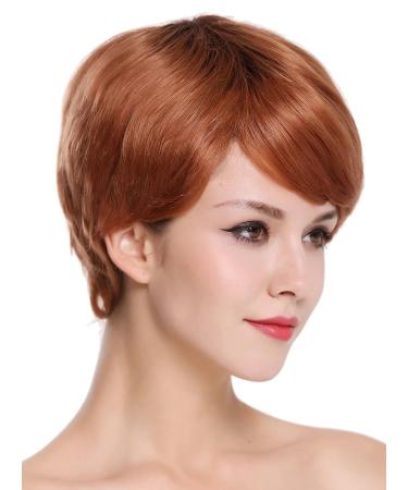 Buy Wig Me Up RGH-5330 HH OP2 Real Hair Wig for Women - Copper Brown & Light Red-Brown Shades - Buy Online on SooperMarket.com
