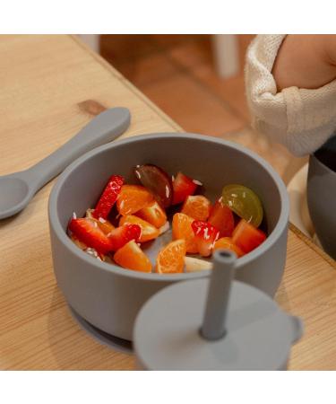 Tiny Dining Baby Silicone Suction Bowl Set with Lids - 3pc Multicolour Set - Buy Online on SooperMarket.com