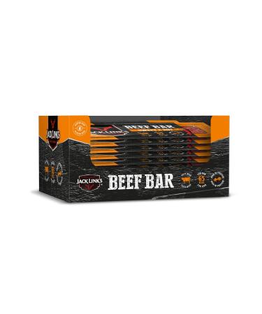 Jack Link's Beef Bar Sweet & Hot Pack of 14 (14 x 22.5 g) High-protein beef bars dried high-protein beef gluten-free Sweet & Hot 22.5 g (Pack of 14)
