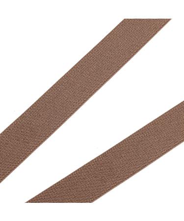 Khaki Double-Side Twill Non-Roll Woven Elastic - 1 x 5 Yards | Strapcrafts 93030 - Buy Online on SooperMarket.com