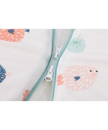 Chilsuessy Baby Sleeping Bag 3.5 Tog with Detachable Sleeves - Fish Design | 100% Cotton, Soft Sleep Bag for Infant & Toddler (80cm/6-18 Months) - Buy Online on SooperMarket.com