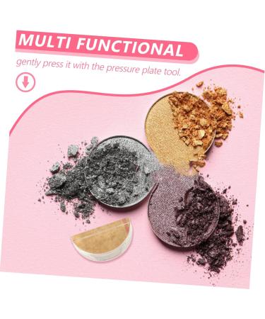 Hemoton Eye Shadow Plate Highlighter Press Stamp Blush Press Stamp Makeup Repair Tool Tamper Acrylic 2.60X1.30X0.90CM Transparent - Buy Online on SooperMarket.com