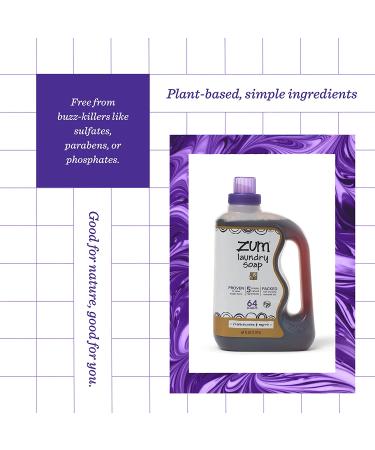 Indigo Wild Zum Clean Laundry Soap Frankincense Myrrh 64 fl oz - Natural & Fragrant Cleaning Solution - Buy Online on SooperMarket.com