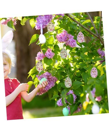 ABOOFAN 1 Set Easter Egg Decorations Festival Home Decor Easter Egg Decors Easter Accessory Ornaments Eggs Picture 3 15.00X15.00X3.00CM - Buy Online on SooperMarket.com
