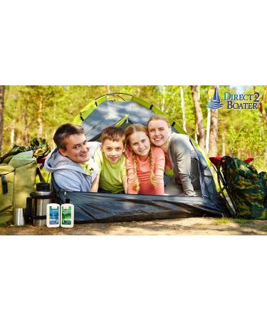 Biodegradable Camp Soap - 8 oz Bottle - Fresh & Salt Water Safe - Unscented Liquid Soap for Hands, Dishes, Clothing - Travel-Friendly & Eco-Friendly - Buy Online on SooperMarket.com