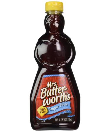 Mrs. Butterworth's Sugar Free Syrup, 24-Ounce (Pack of 4)