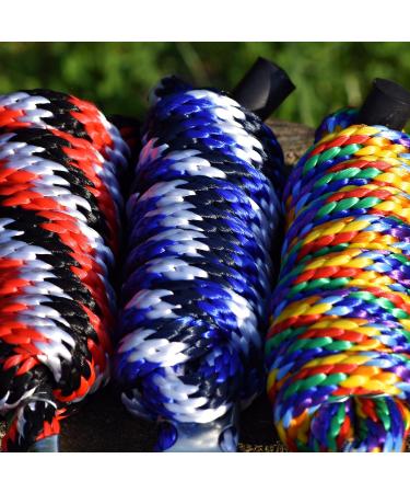 High-Quality 2m Connection Trick Rope for Horses & Ponies with Classic Carabiner Hook - Available in Royal Blue Yellow Red - Buy Online on SooperMarket.com