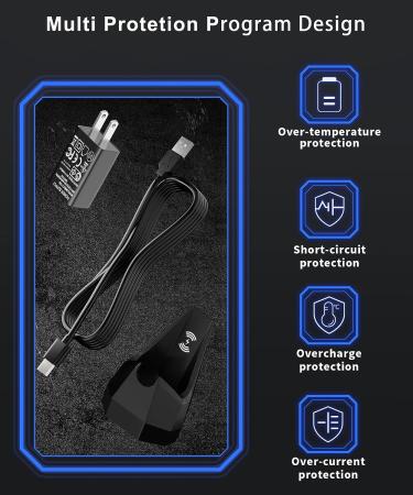 MANSCAPED 4.0 Charger Dock with AC Adapter - Wireless Charging Stand for Electric Groin Hair Trimmer - Buy Online on SooperMarket.com