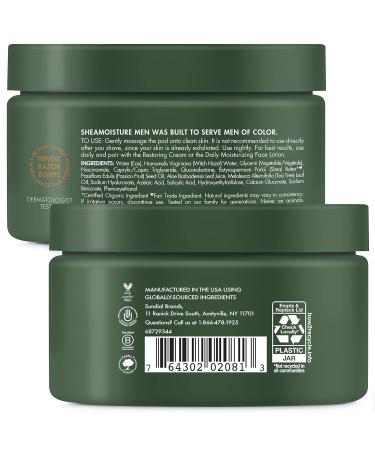 SheaMoisture Men Exfoliating Pads - Textured Cotton Rounds with Witch Hazel & Niacinamide | Facial Skin Care for Men | 2 Pack - 30 Pads Each - Buy Online on SooperMarket.com