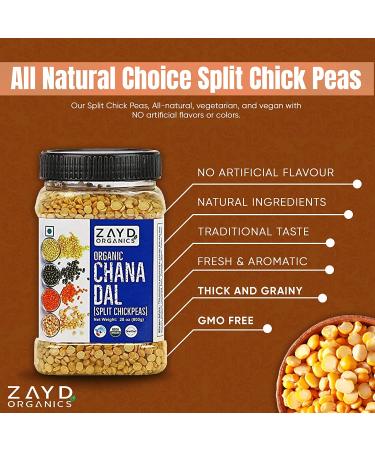 Zayd Organics Toor Dal  Indian Split Yellow Pigeon Peas  USDA Organic  1.75lbs (800g) - Buy Online on SooperMarket.com