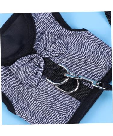 Soft Ferret & Rabbit Cable Dress with Leash - Breathable Pet Vest Guinea Pig Size 1 Black - Buy Online on SooperMarket.com