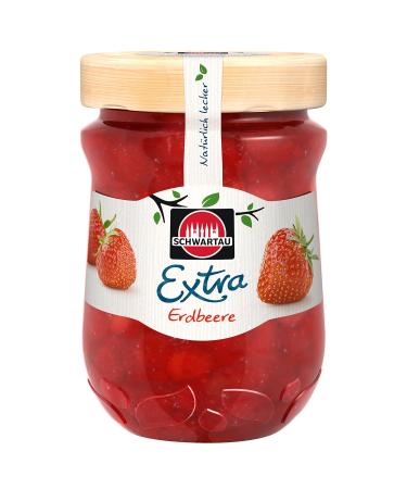 Schwartau Extra Strawberry jam pack of 8 (8 x 340 g)