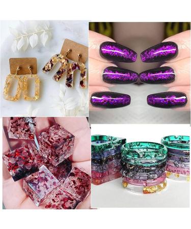 24 Color Metallic Gold Foil Flakes for Resin, Nails, Painting & Crafts - Buy Online on SooperMarket.com