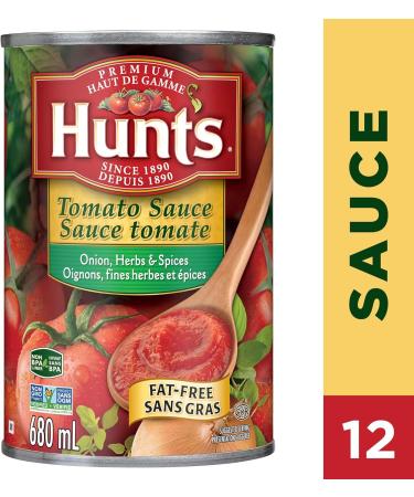 Hunt's Tomato Sauce with Onion Herbs and Spices 680 ml Pack of 12 680 ml (Pack of 12) - Buy Online on SooperMarket.com