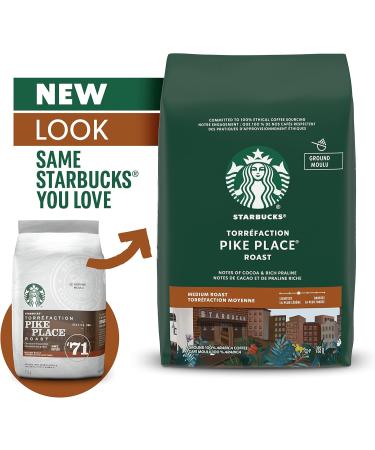 Starbucks Pike Place Roast Ground Coffee Medium Roast 793 Grams (Pack of 4) - Buy Online on SooperMarket.com
