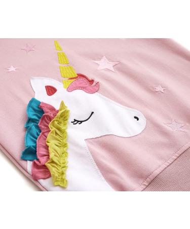 Girls Unicorn Sweatshirt - Cotton Casual Jumper Top for Toddler Clothes | Long Sleeve Pullover (Ages 1-12) - Buy Online on SooperMarket.com