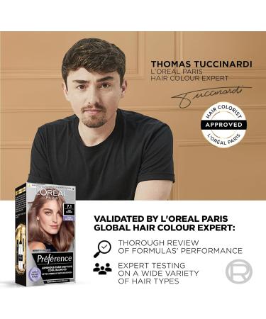 L'Oreal Paris Luminous Colour Permanent Hair Dye 7.1 Iceland Ash Blonde - Anti-Brassiness, Long-Lasting, All Hair Types - 1 Application - Buy Online on SooperMarket.com