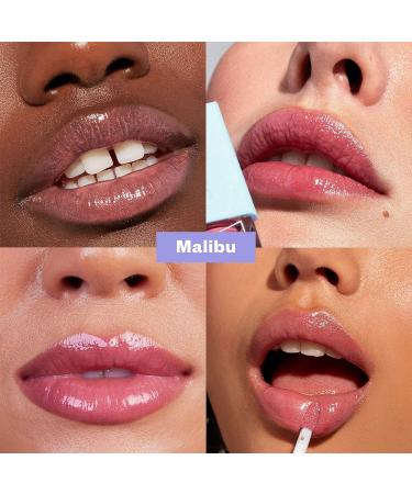 Kosas Wet Lip Oil Gloss - Hydrating Lip Plumping Treatment with Hyaluronic Acid & Peptides - Malibu Variant - Buy Online on SooperMarket.com