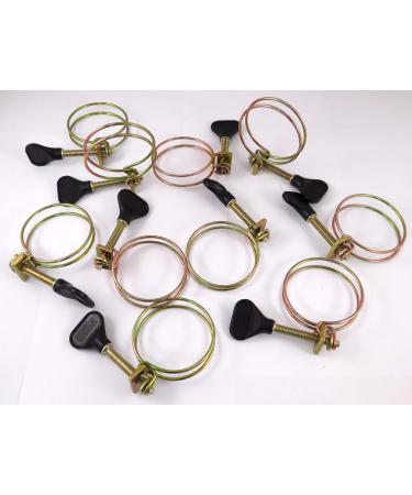 Kockney Koi Double Wired Hosing Clips - Black 1.75" (Box of 10)