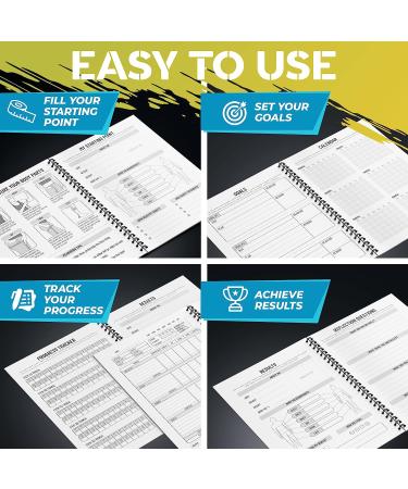 Advanced Food Journal for Women & Men - Daily Nutrition & Weight Loss Tracker with Body Measuring Tape - Diet Planner for Weightloss & Meal Tracking - Buy Online on SooperMarket.com
