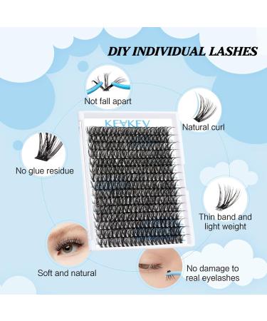 300 Pcs DIY Lash Extension Cluster Lashes - Dramatic Volume, C-18mm 50D - Buy Online on SooperMarket.com