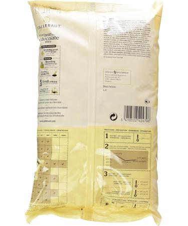 Callebaut Select White Chocolate Baking Callets 1 kg - Premium Quality Baking Chocolate - Buy Online on SooperMarket.com