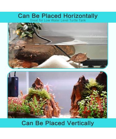 Hygger Mini Aquarium Heater 100W - Ideal for 38-76L Tanks | Thermostat for Fresh & Saltwater Aquariums - Buy Online on SooperMarket.com
