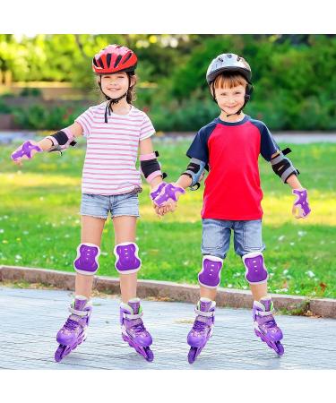 PETUOL Kids Adjustable Roller Skates | Full Light Up Wheels | Girls & Ladies Small Size (11J-1) - Buy Online on SooperMarket.com