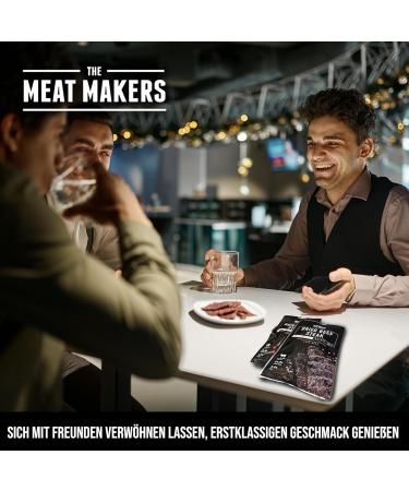 Peppered Beef Jerky Steak 200g - High Protein Dried Meat Snack | The Meat Makers - Buy Online on SooperMarket.com