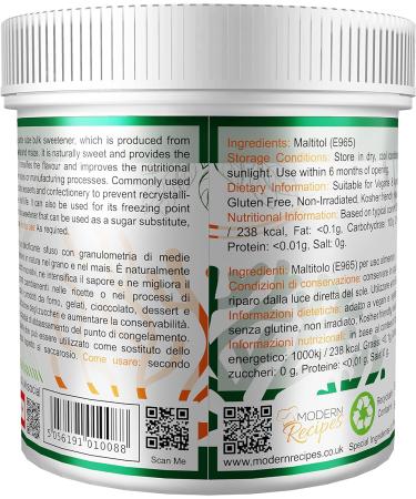 Premium Quality 1kg Maltitol Powder: Vegan, Non-GMO, Gluten-Free | Special Ingredients - Buy Online on SooperMarket.com