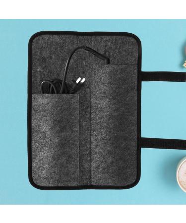Universal Curling Iron & Hair Straightener Protective Cover - Organizer Bag for Curling Iron Hair Curler & Hair Dryer - Travel Friendly Styling Bag - Buy Online on SooperMarket.com