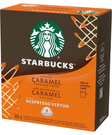 Starbucks By Nespresso Pike Place Roast Coffee Pods Medium Roast Nespresso Vertuo Line & Smooth Caramel For NESPRESSO VERTUO Flavoured Blonde Roast Notes of Buttery Caramel and Vanilla Coffee+Smooth Caramel - Buy Online on SooperMarket.com