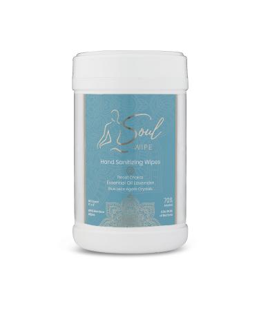 Natural Hand Sanitzing Wipe Lavender Essential OIls/Throat Chakra Meditative Tool