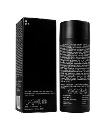 Grace and Stella Hair Building Fibers - Medium Brown (22g) - Instantly Thicken Thinning Hair - Cover Bald Spots Discreetly - Buy Online on SooperMarket.com